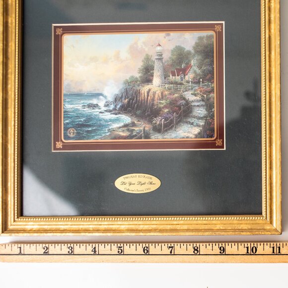 Thomas Kinkade “Let Your Light Shine” Collector’s Society 1998 Framed Art Print - Picture 5 of 5